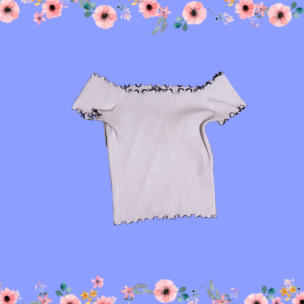 Zara Girly off the shoulder top